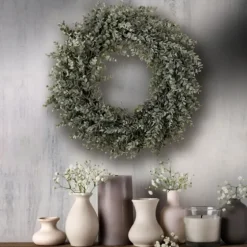 Parvafolia Eucalyptus Spiral Wreath-Kirkland's Home Fashion