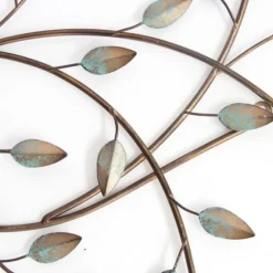 Patina Blowing Leaves Metal Wall Plaque-Kirkland's Home Sale