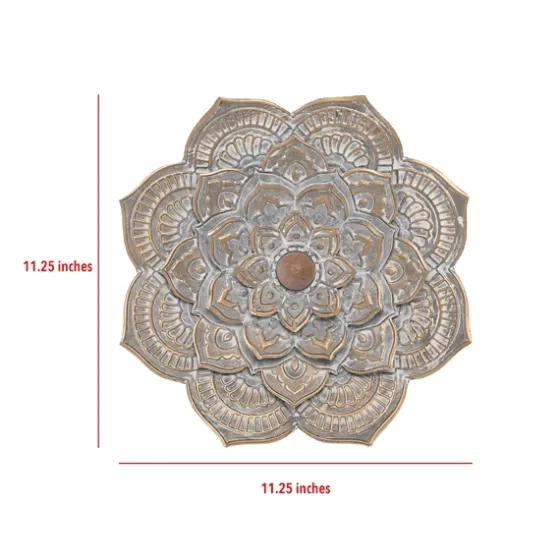 Patina Finish Metal Flower Large Wall Plaque-Kirkland's Home Flash Sale