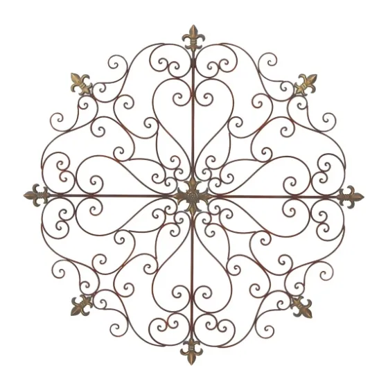 Patina Metal Floral Crest Wall Plaque-Kirkland's Home Best Sale