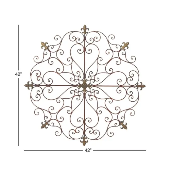 Patina Metal Floral Crest Wall Plaque-Kirkland's Home Best Sale