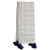 Patterned Handwoven Throw With Tassels-Kirkland's Home Sale