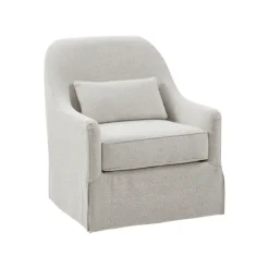 Patterned Upholstered Swivel Glider Chair-Kirkland's Home Cheap