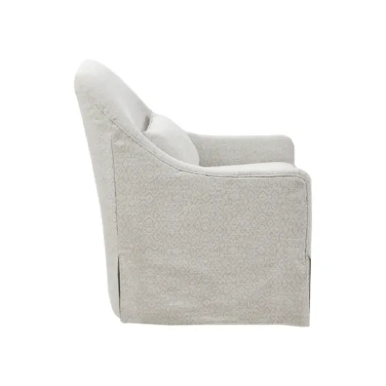 Patterned Upholstered Swivel Glider Chair-Kirkland's Home Cheap