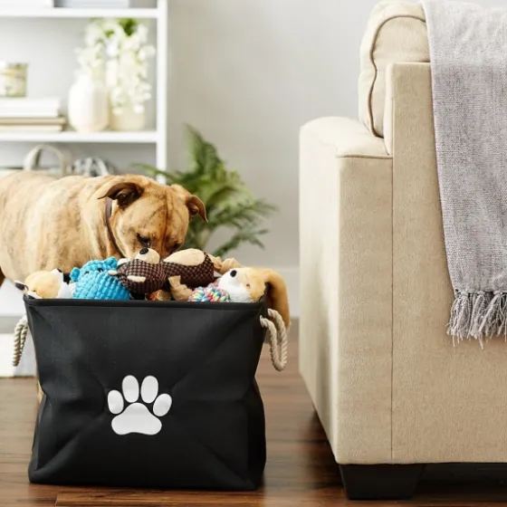 Paw Print Rectangle Pet Basket-Kirkland's Home Online