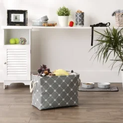 Paw Trellis Rectangle Basket, 16 In.-Kirkland's Home Fashion