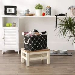 Paw Trellis Rectangle Basket, 14 In.-Kirkland's Home Sale