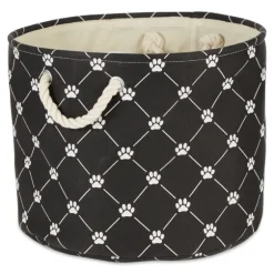 Paw Trellis Round Basket, 15 In.-Kirkland's Home Cheap