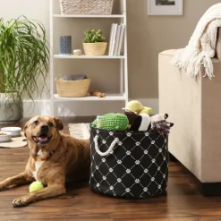 Paw Trellis Round Basket, 15 In.-Kirkland's Home Cheap