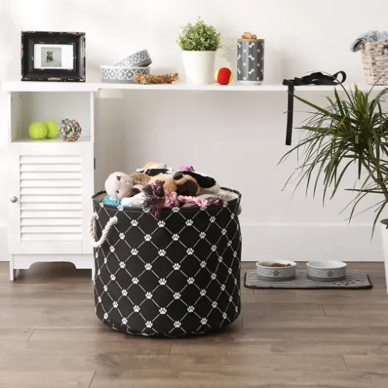 Paw Trellis Round Basket, 18 In.-Kirkland's Home Best Sale