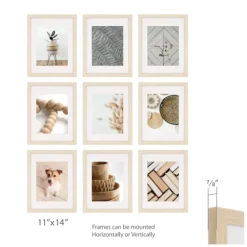 9-Pc. Gallery Wall Picture Frame Set, 8X10-Kirkland's Home Online