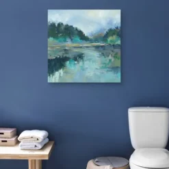Peaceful Space Canvas Art Print, 30X30 In.-Kirkland's Home Best