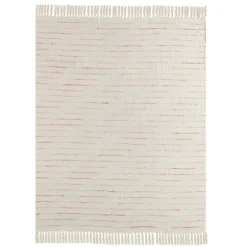 Peach Shimmer Stripe Woven Throw-Kirkland's Home Flash Sale