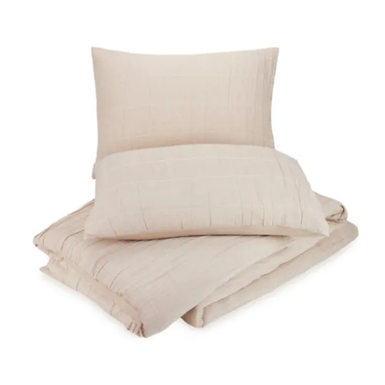 Peach Textured 3-Pc. Queen Duvet Set-Kirkland's Home Clearance