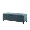 Peacock Button Tufted Storage Bench-Kirkland's Home Discount