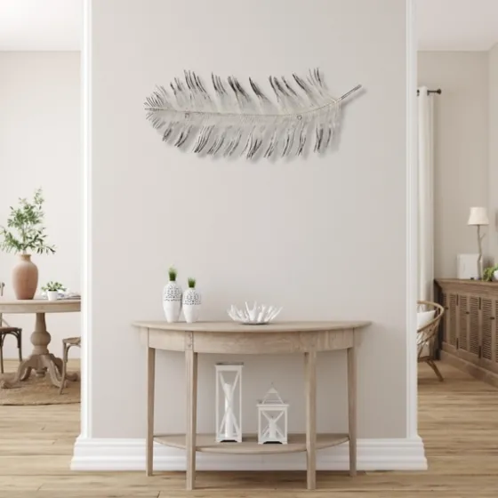 Peacock Feather Metal Wall Plaque-Kirkland's Home Fashion