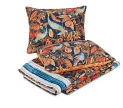Peacock Garden Full/Queen 3-Pc. Quilt Set-Kirkland's Home Fashion