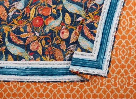 Peacock Garden Full/Queen 3-Pc. Quilt Set-Kirkland's Home Fashion