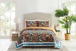 Peacock Garden King 3-Pc. Quilt Set-Kirkland's Home Clearance
