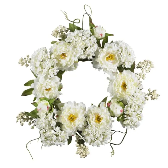 Peony And Hydrangea Wreath-Kirkland's Home Outlet