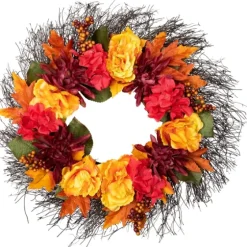 Peony And Mum Floral Wreath-Kirkland's Home Hot