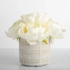 Peony Bouquet In Patterned Planter-Kirkland's Home Best