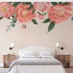 Peony On Blush Peel And Stick Wall Mural-Kirkland's Home Online