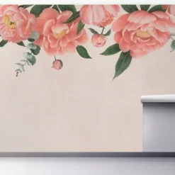 Peony On Blush Peel And Stick Wall Mural-Kirkland's Home Online
