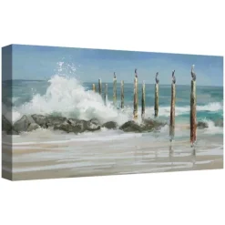 Perched By The Sea Canvas Art Print-Kirkland's Home Clearance