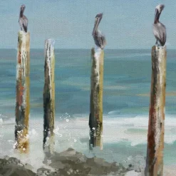 Perched By The Sea Canvas Art Print-Kirkland's Home Clearance