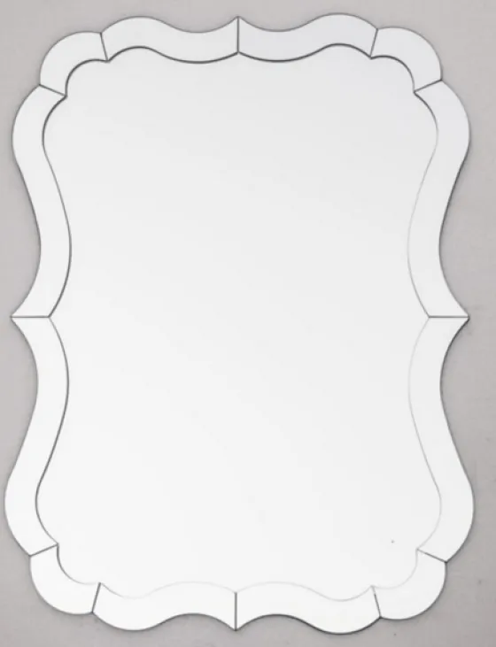 Perfect Symmetry Scalloped Mirror-Kirkland's Home Flash Sale