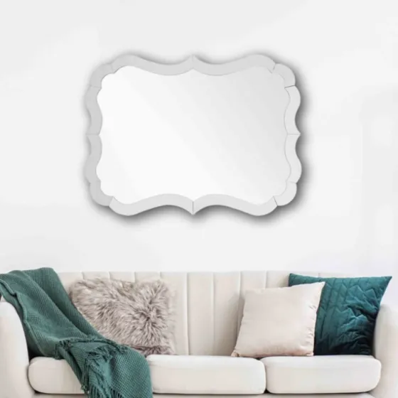 Perfect Symmetry Scalloped Mirror-Kirkland's Home Flash Sale