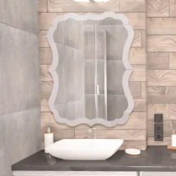 Perfect Symmetry Scalloped Mirror-Kirkland's Home Flash Sale