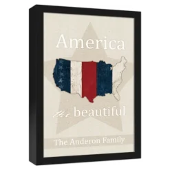 Personalized America The Beautiful Canvas Print-Kirkland's Home Flash Sale