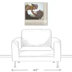 Personalized Beige Plaid Photo Upload Canvas Art-Kirkland's Home New