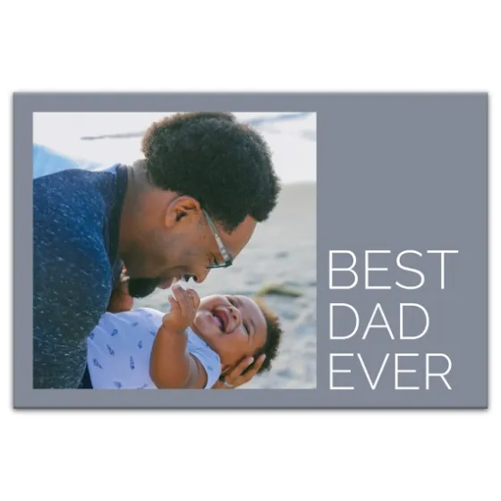 Personalized Best Dad Ever Canvas Art Print-Kirkland's Home Clearance