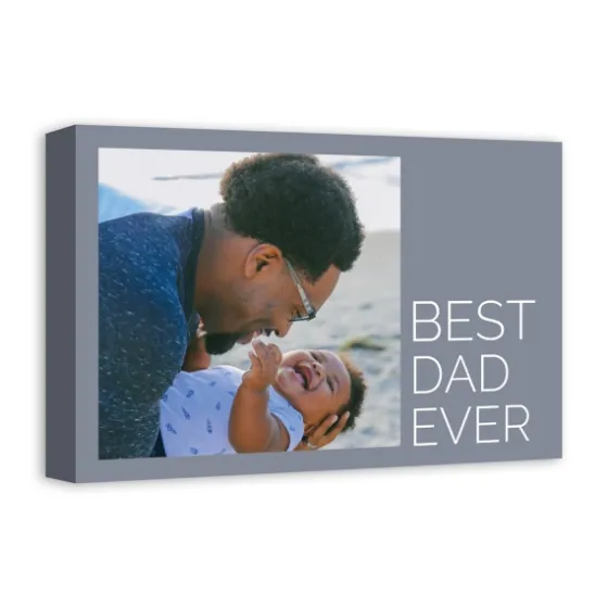 Personalized Best Dad Ever Canvas Art Print-Kirkland's Home Clearance