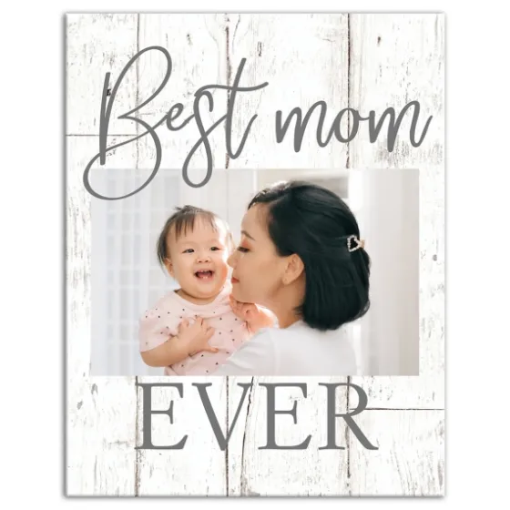 Personalized Best Mom Ever Canvas Wall Plaque-Kirkland's Home Outlet