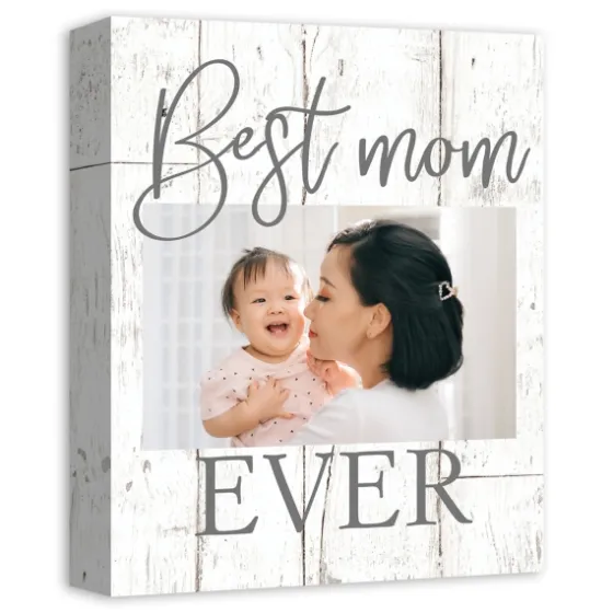 Personalized Best Mom Ever Canvas Wall Plaque-Kirkland's Home Outlet