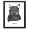Personalized Black Cat Canvas Wall Plaque-Kirkland's Home Online