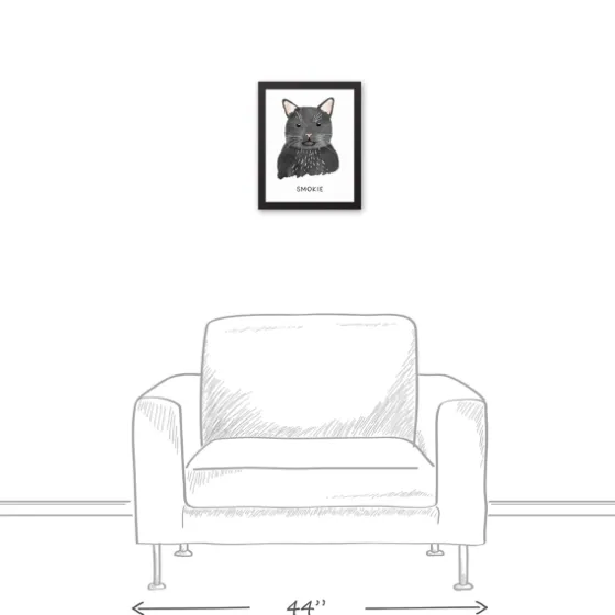 Personalized Black Cat Canvas Wall Plaque-Kirkland's Home Online
