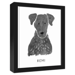 Personalized Black Labrador Canvas Wall Plaque-Kirkland's Home Online