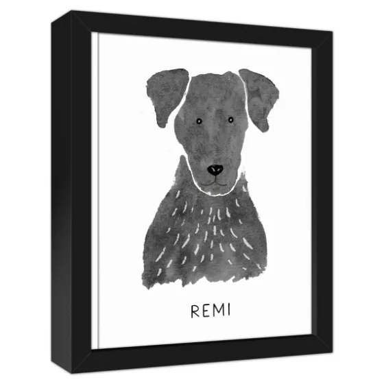 Personalized Black Labrador Canvas Wall Plaque-Kirkland's Home Online