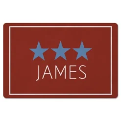 Personalized Blue Stars Floor Mat-Kirkland's Home New