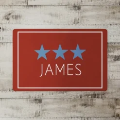 Personalized Blue Stars Floor Mat-Kirkland's Home New