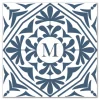 Personalized Blue Tile Monogram Wall Plaque-Kirkland's Home Fashion