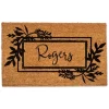 Personalized Botanical Border Doormat-Kirkland's Home New