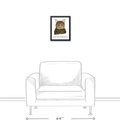 Personalized Brown Tabby Cat Canvas Wall Plaque-Kirkland's Home Cheap