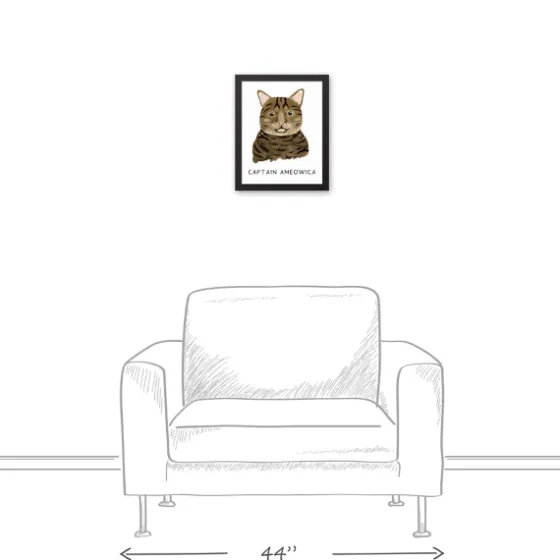 Personalized Brown Tabby Cat Canvas Wall Plaque-Kirkland's Home Cheap
