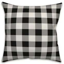 Personalized Buffalo Check Harvest Wreath Pillow-Kirkland's Home Online